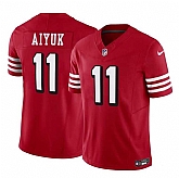 Men & Women & Youth San Francisco 49ers #11 Brandon Aiyuk Red 2023 F.U.S.E. Vapor Limited Throwback Jersey,baseball caps,new era cap wholesale,wholesale hats